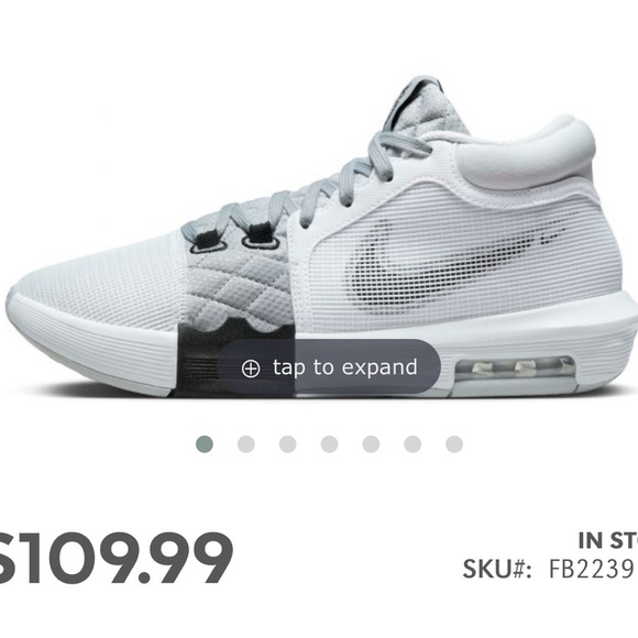 Nike White and Black Athletic Shoes size 10 New,no box - Picture 8 of 8